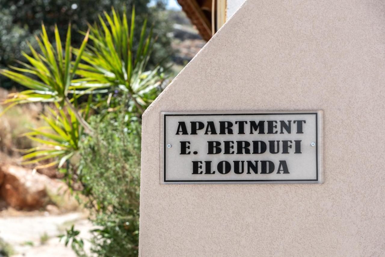 E.Berdufi Apartament Sea View Elounda  Exterior photo
